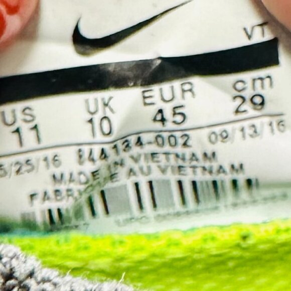 Nike Mens Zoom All Out Black Gray Flyknit Athletic Running Shoes Size US 11 - Picture 11 of 11